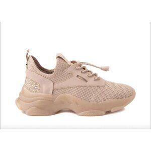 Steve Madden Nude Rhinestone Embellished Sneakers 10